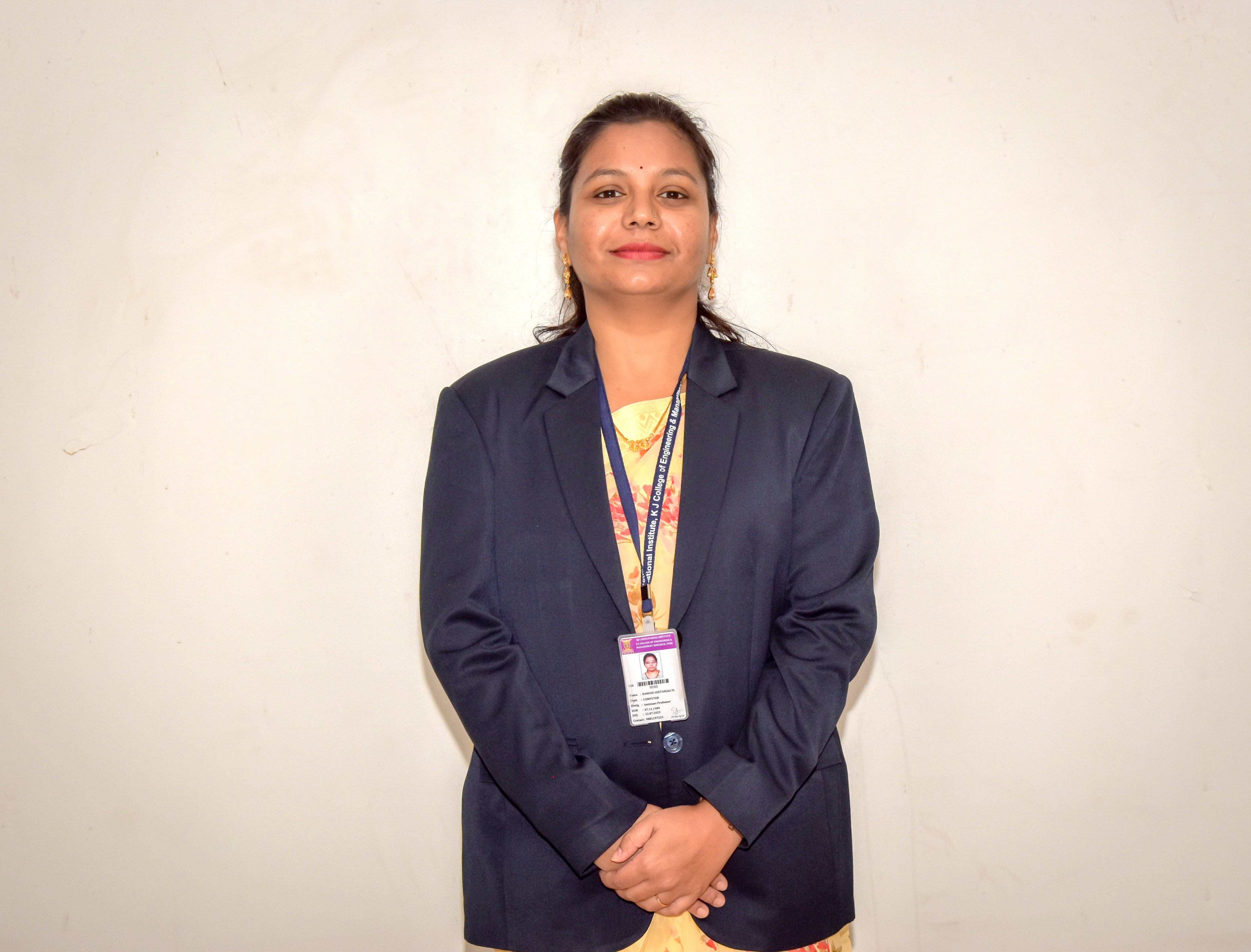 Prof. Geetanjali Devendra Bansod